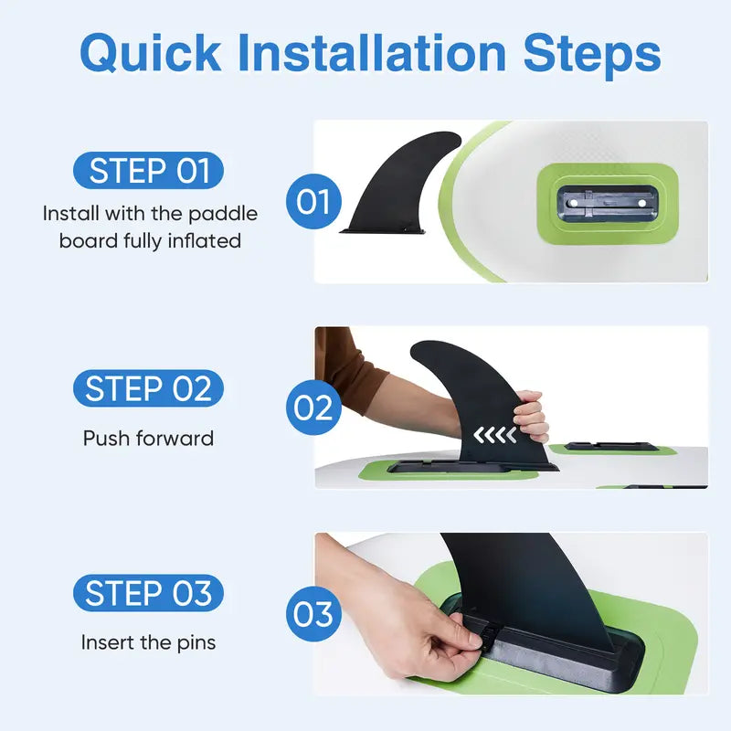 Inflatable SUP Paddle Board, Non-Slip Deck, Stable Wide Design for Beginners & Experienced Riders